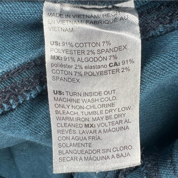 CHICO’S Blue Pull Elastic Waist Jeggings Size 6 (0.5 CHICO’S Sizing) Women’s - Picture 5 of 6